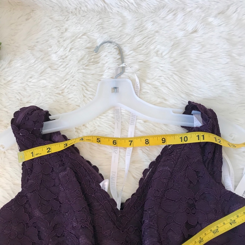 NWT David’s Bridal Lace Bridesmaid Dress Size 6 - Picture 9 of 16